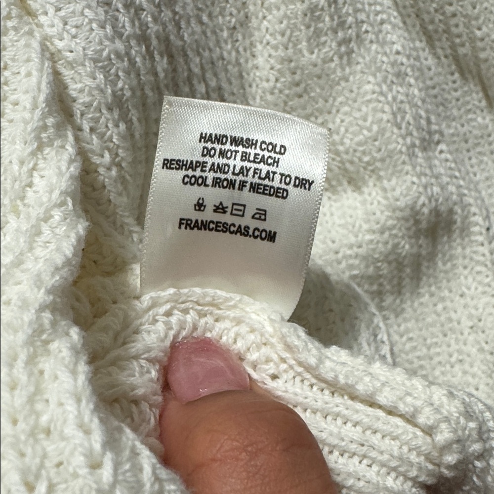 Cream Button-Up Cardigan - Picture 7 of 7